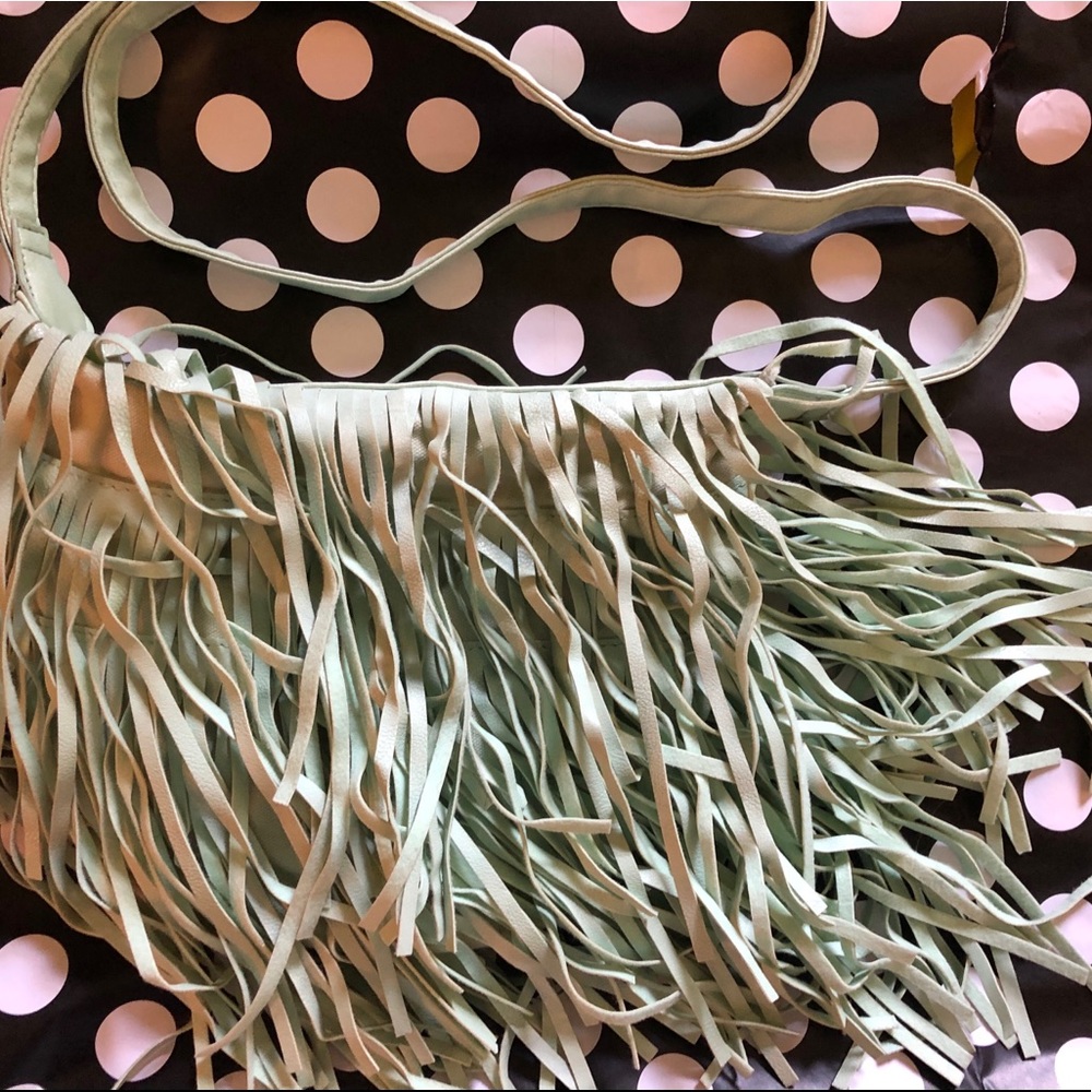 🧚‍♂️ 😍😍😍 MINT GREEN FRINGE BAG!!!